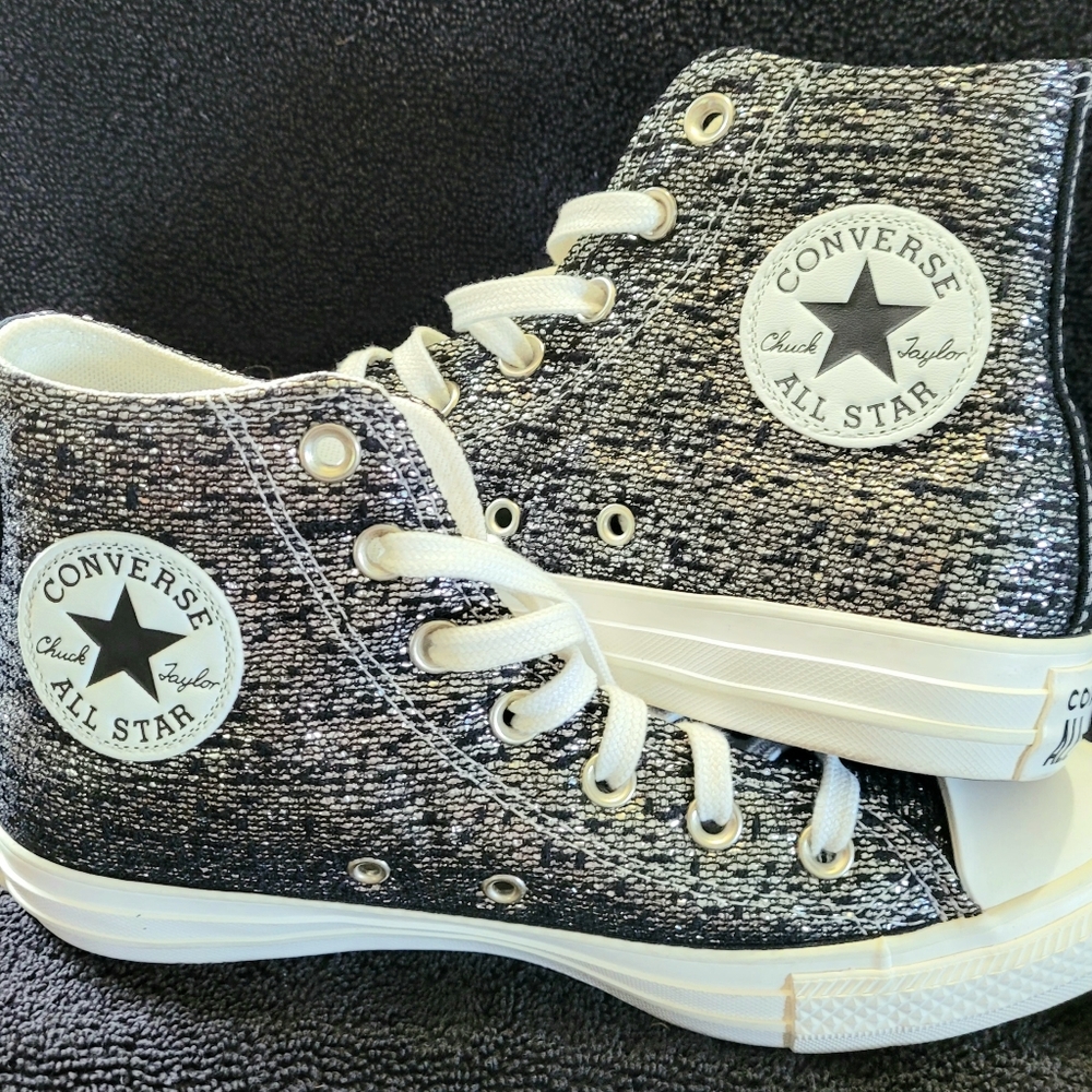 Converse Women's Chuck Taylor All Star Classic High Top Metallic Shimmer Shoes
